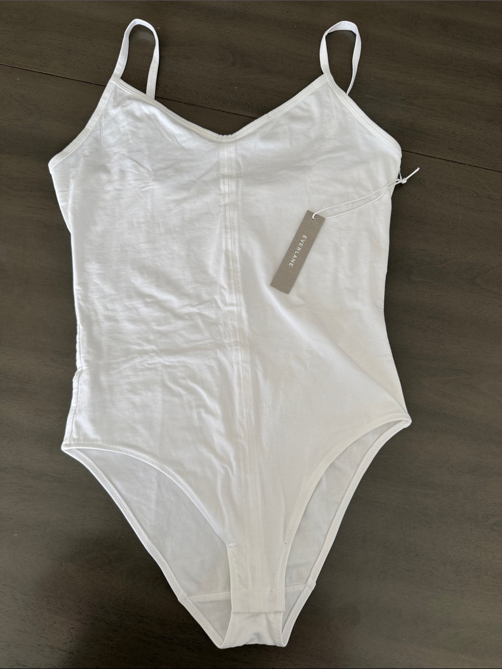Everlane One-Piece Bodysuit with Spaghetti Straps